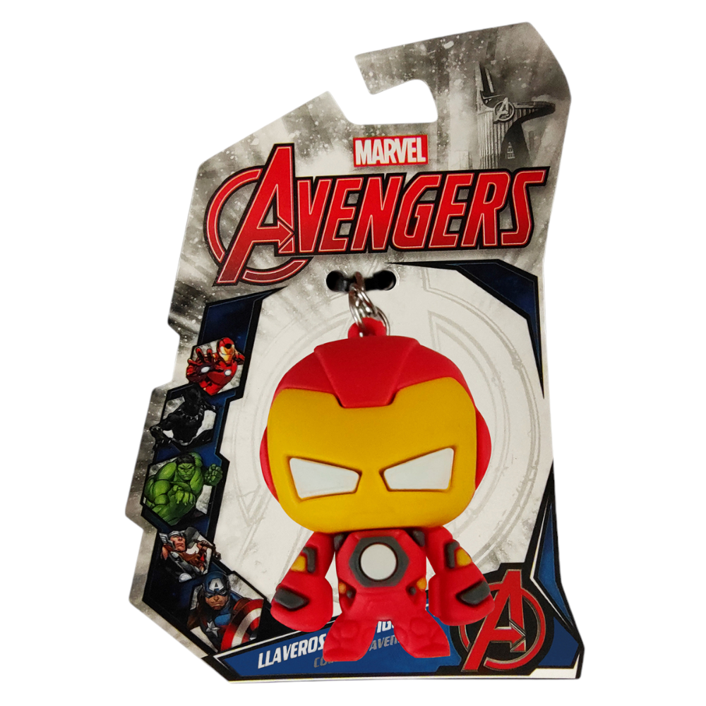 Marvel Avengers Iron Man Llavero Silicona