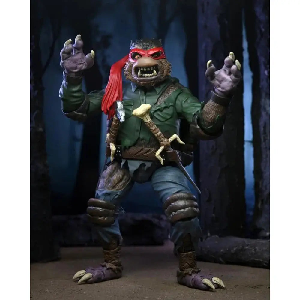 Universal Monsters x TMNT Ultimate Raphael as Wolfman