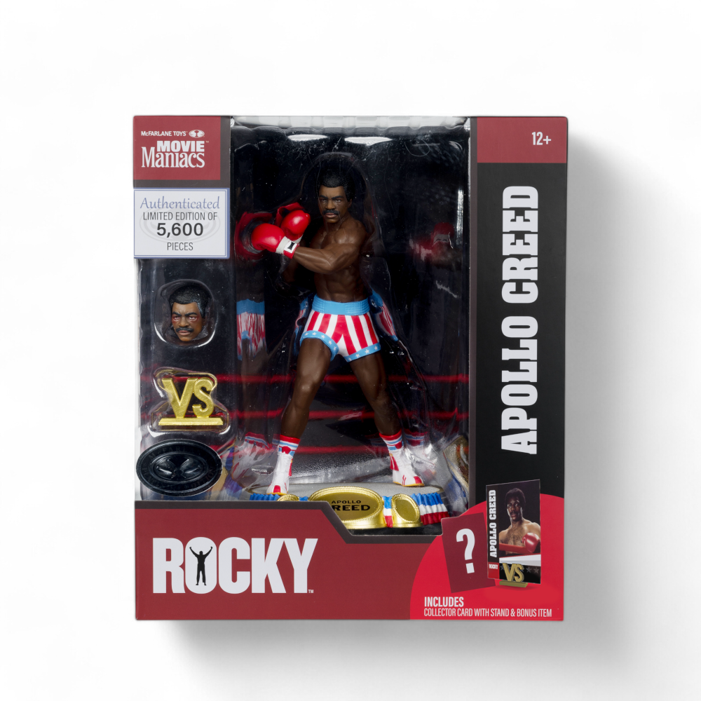 Movie Maniacs Rocky Apollo Creed 6" Limited Edition Platinum Version