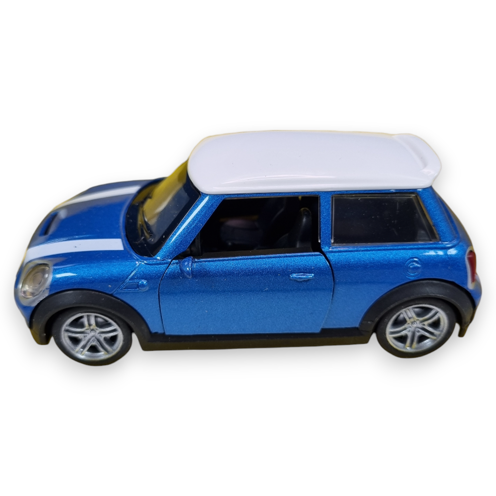 Mini Cooper 2003 Azul Luces y Sonido 1/30