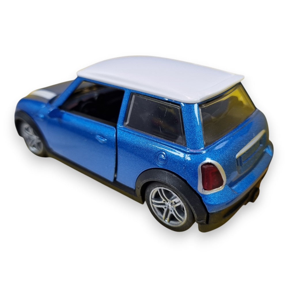 Mini Cooper 2003 Azul Luces y Sonido 1/30