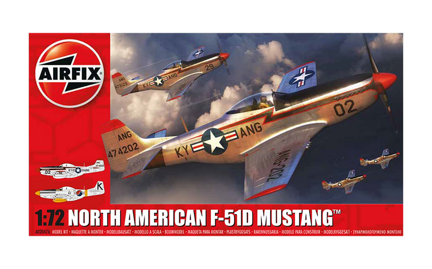 North American F-51D Mustang Model Kit 1/72