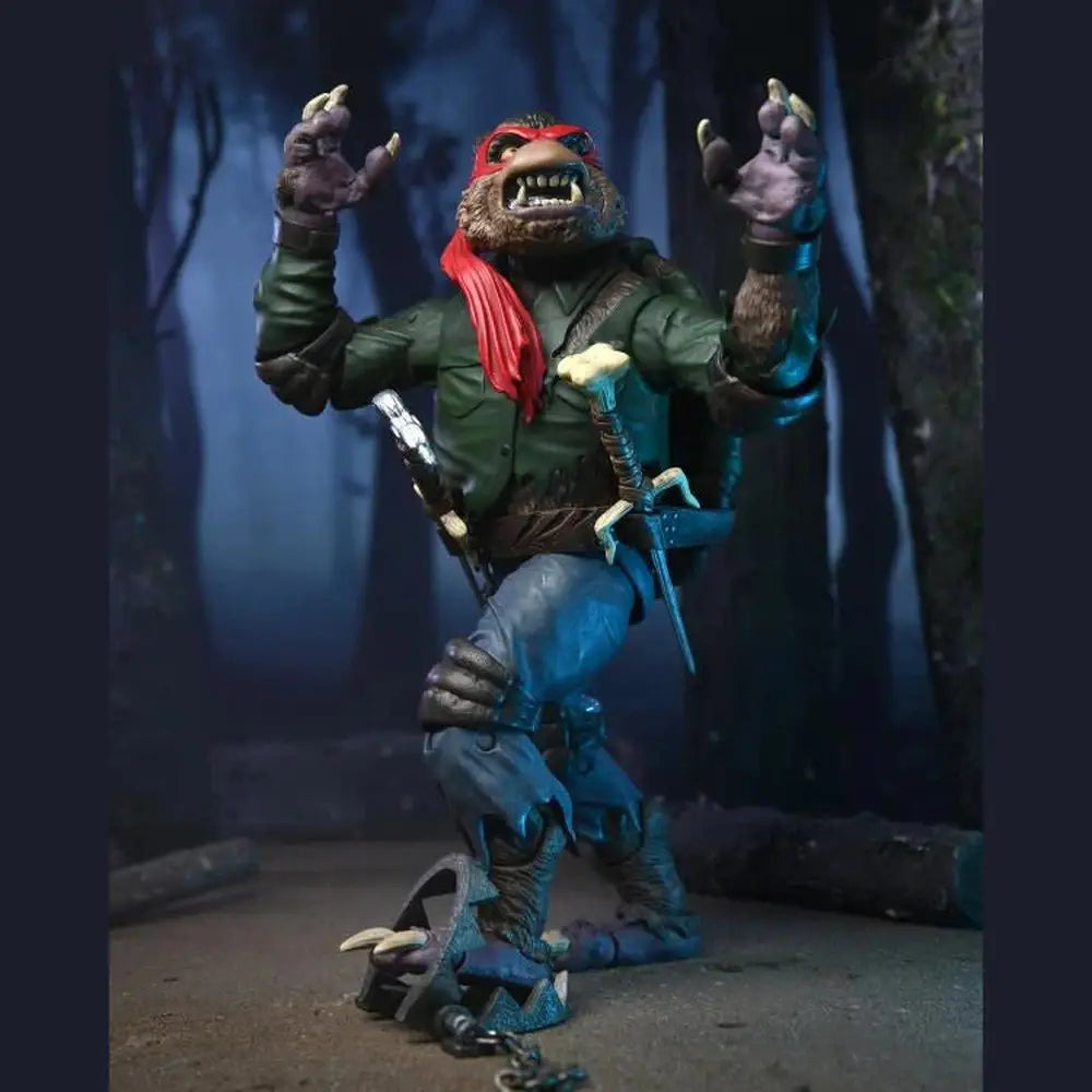 Universal Monsters x TMNT Ultimate Raphael as Wolfman