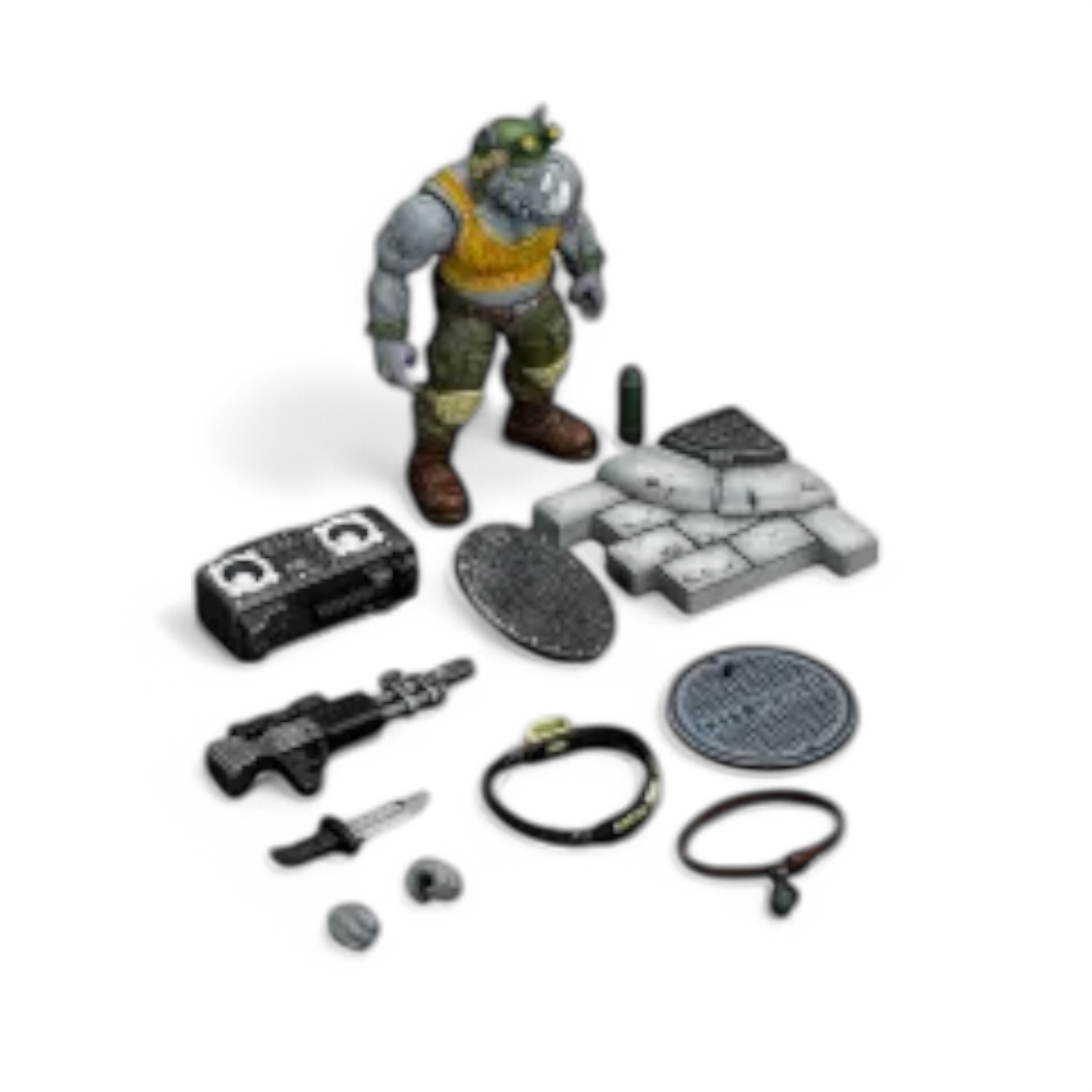 TMNT Rocksteady 1/18