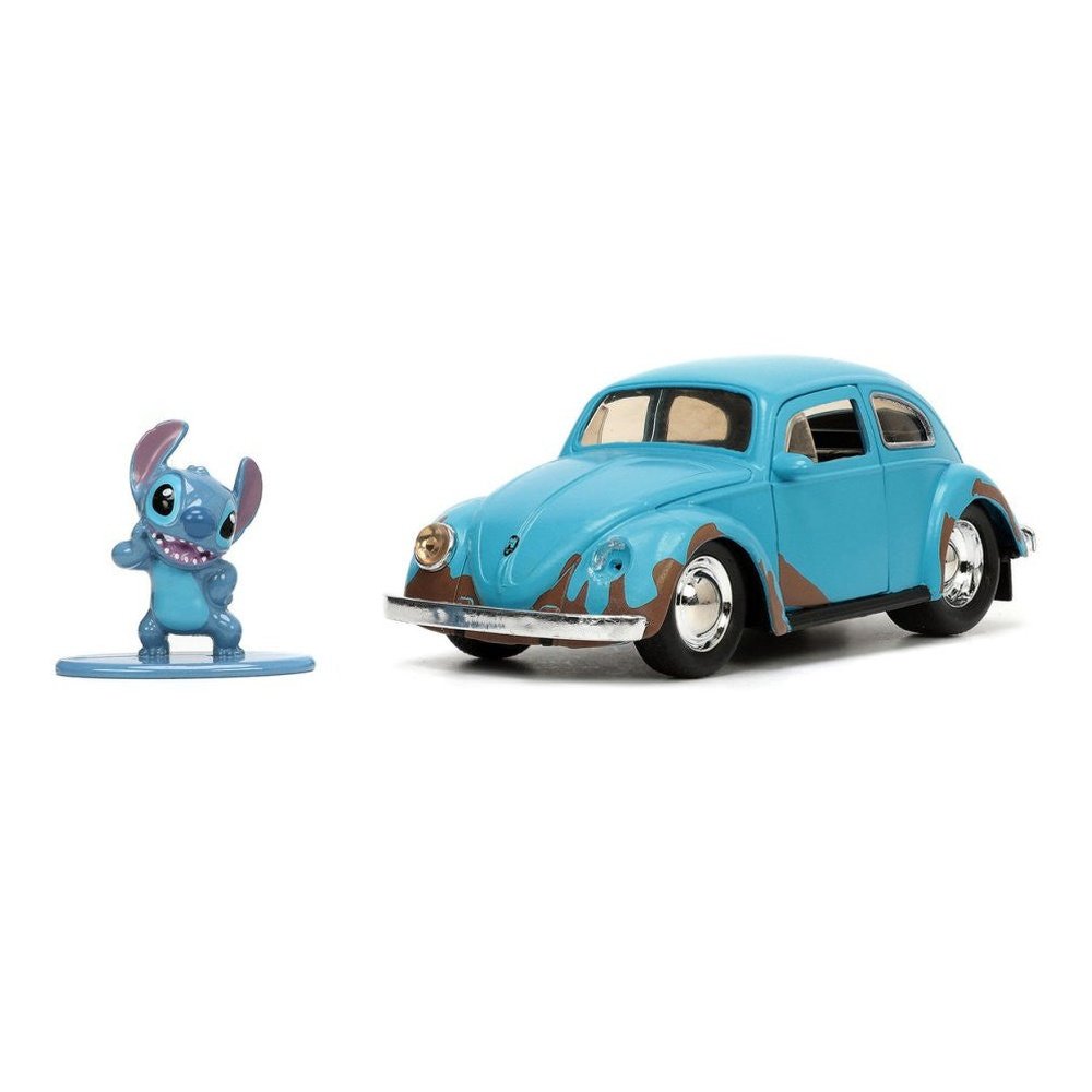 Hollywood Rides: Disney "Stitch" & 1959 Classic Volkswagen Beetle 1/32