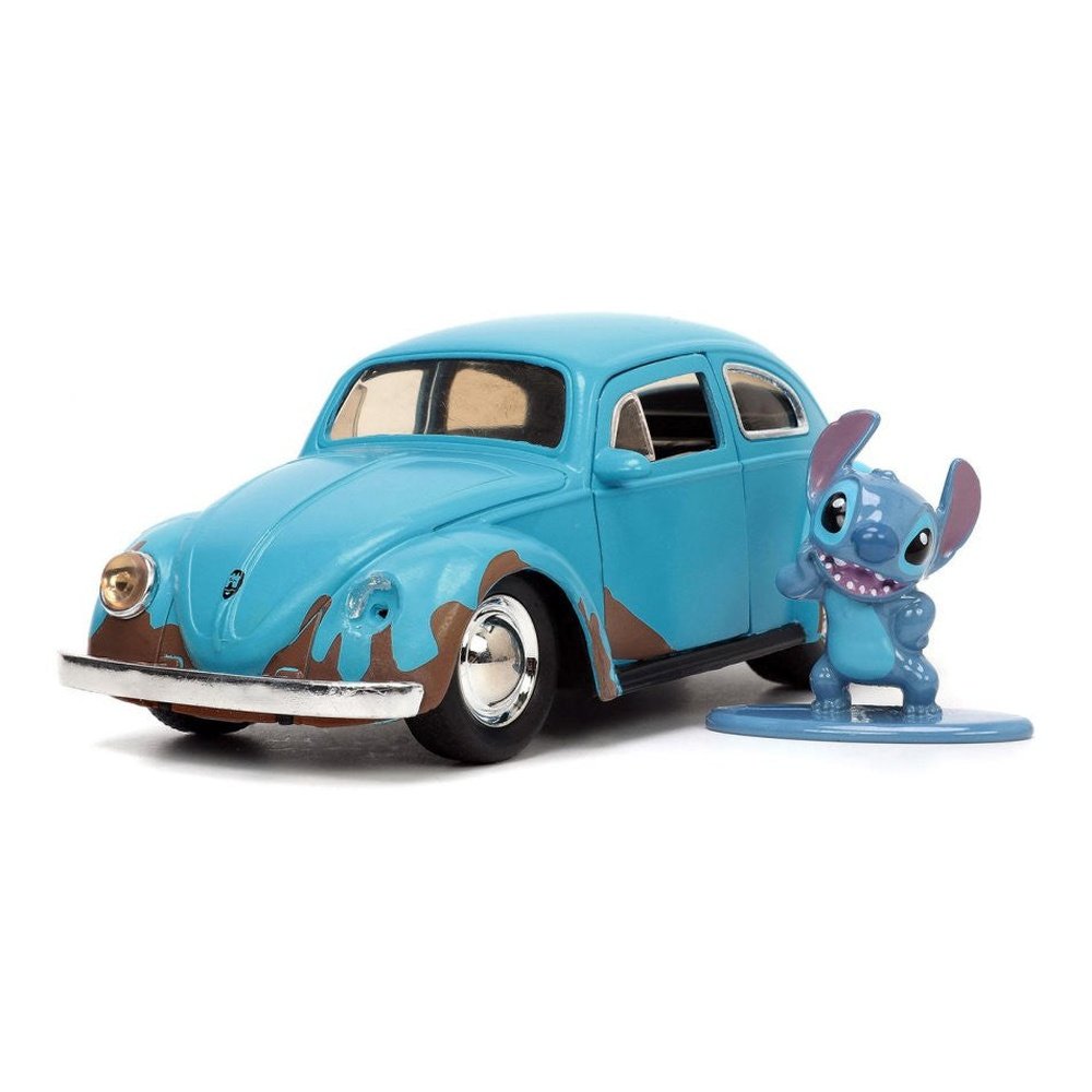 Hollywood Rides: Disney "Stitch" & 1959 Classic Volkswagen Beetle 1/32