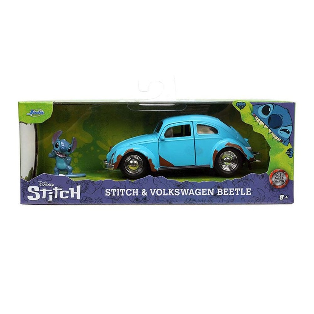 Hollywood Rides: Disney "Stitch" & 1959 Classic Volkswagen Beetle 1/32