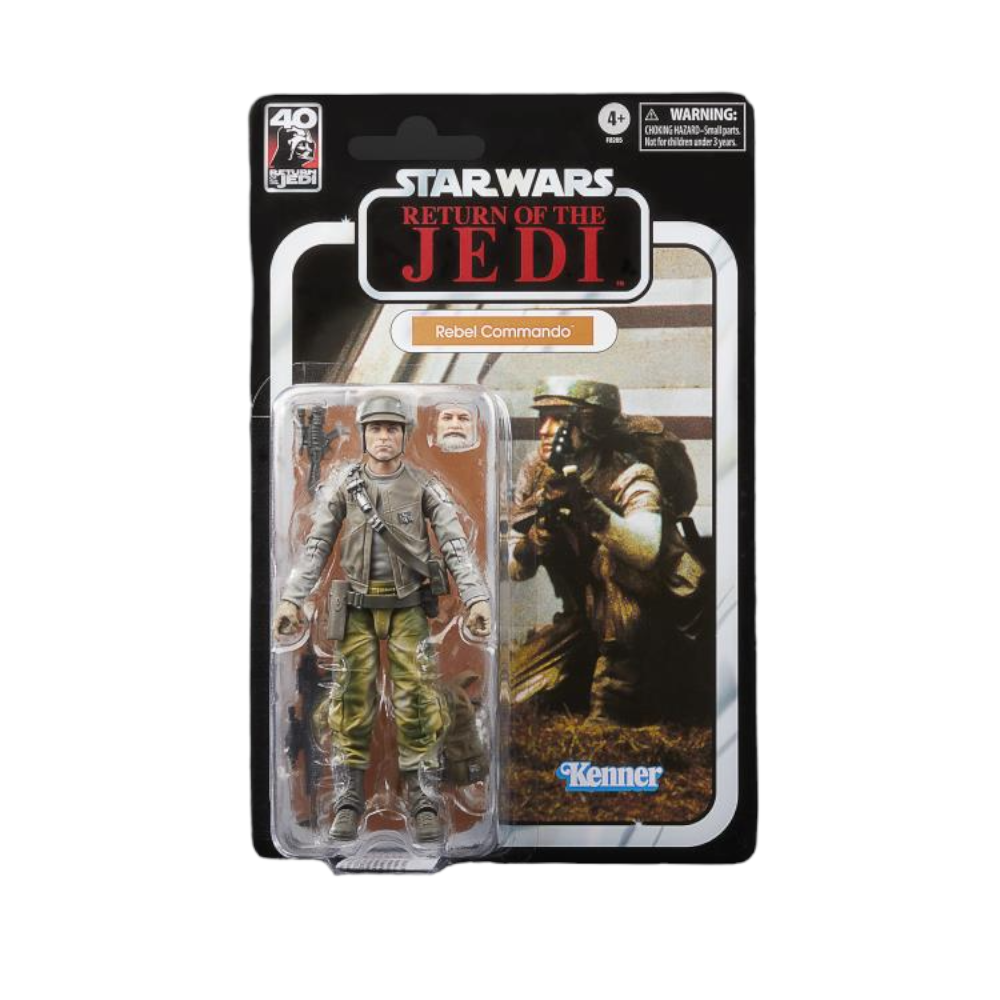 Star Wars 40th Anniversary The Black Series 6" Deluxe Rebel Trooper Endor