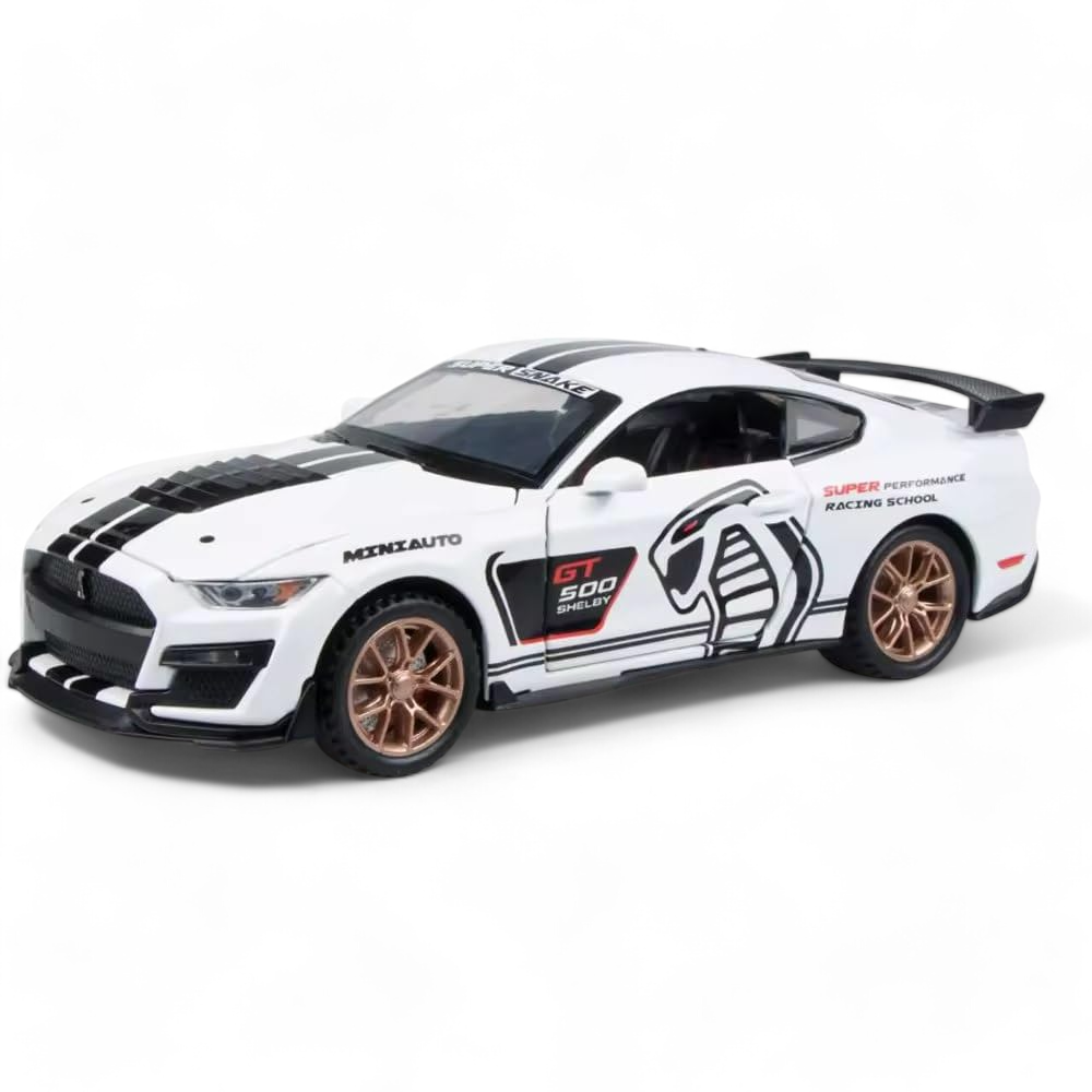Shelby Cobra GT500 Blanco Luces y Sonido 1/30