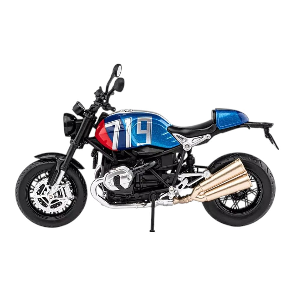 BMW R Nine T Scrambler Azul (Luces y Sonido) 1/12