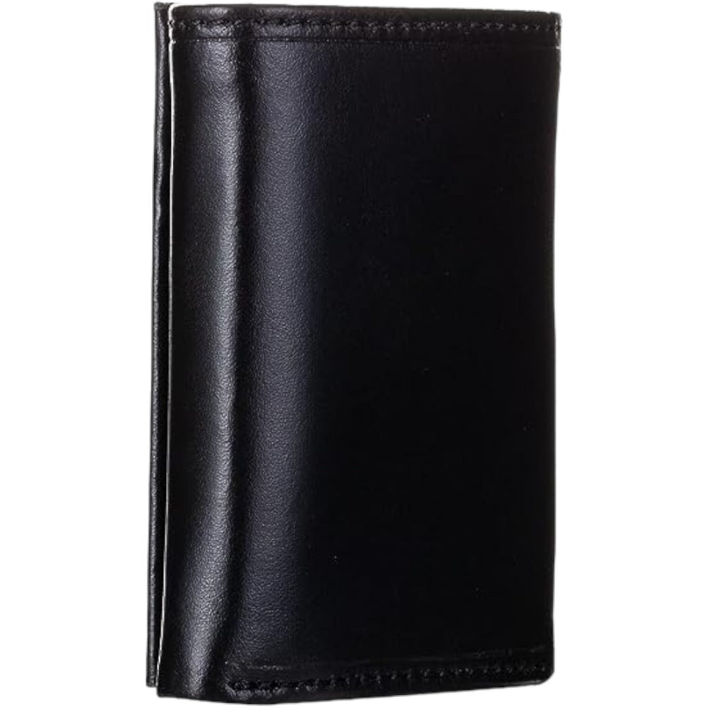 Tommy Hilfiger - Billetera para Hombre Trifold Negro