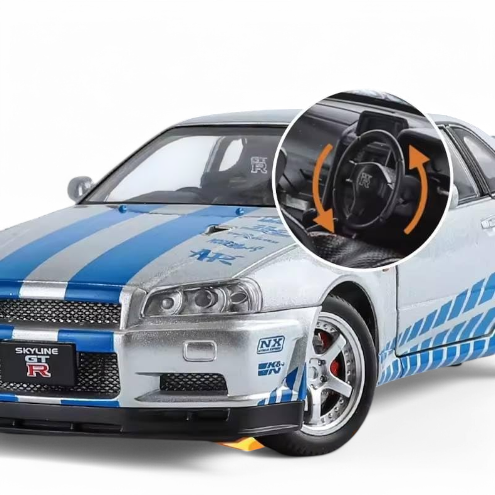 Nissan Skyline GTR R34 Luces y Sonido 1/24