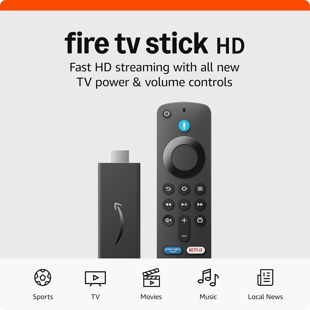Amazon Fire TV Stick HD – Con Alexa Voice Remote y Wi-Fi 5