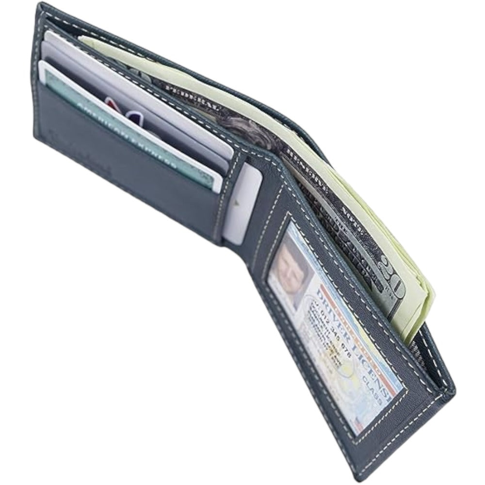 Timberland - Billetera para Hombre Bifold Azul