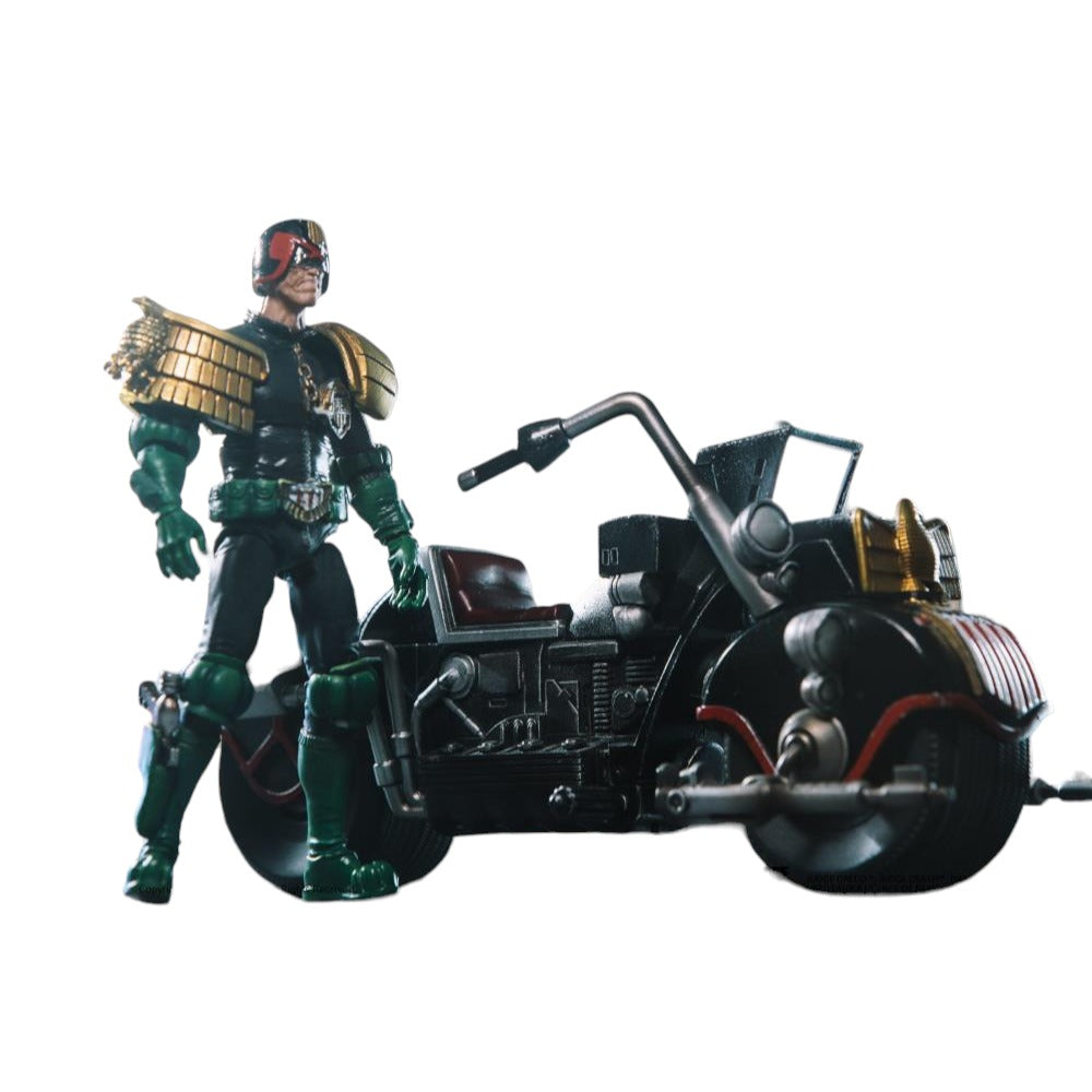 2000 AD Exquisite Mini Series Judge Dredd & Lawmaster Mark II 1/18
