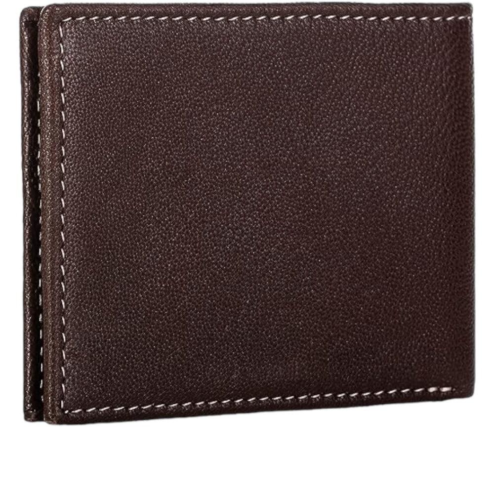Timberland - Billetera para Hombre Bifold Marrón Oscuro