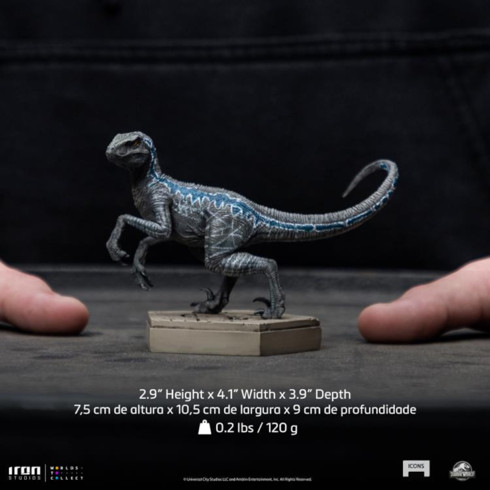 Jurassic Park Icons Velociraptor Blue B