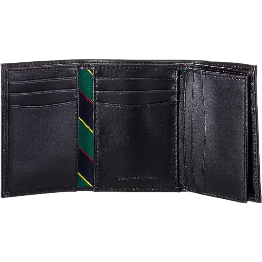 Tommy Hilfiger - Billetera para Hombre Trifold Negro