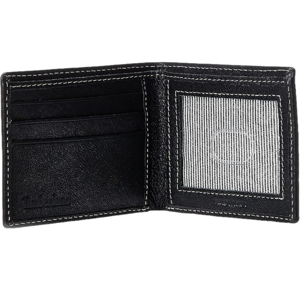 Timberland - Billetera para Hombre Bifold Negro