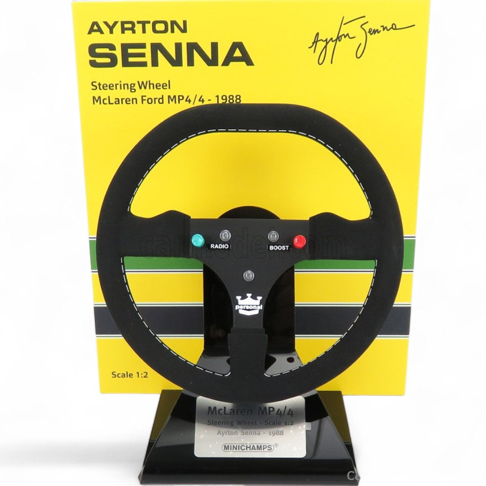 F1 Volante McLaren Honda MP4/4 Wolrd Champion 1988 - Ayrton Senna 1/2