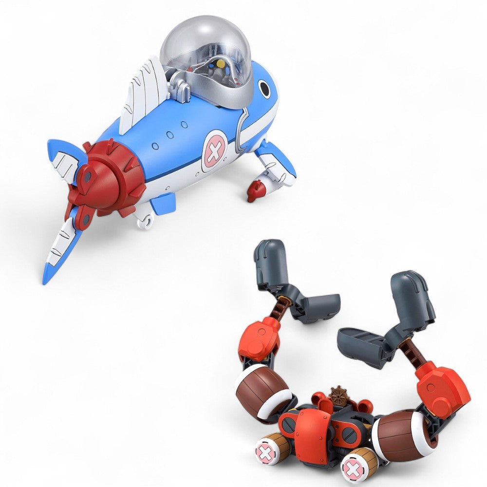 One Piece Chopper Robo 3 & 5 Chopper Submarine & Chopper Crane Model Kit