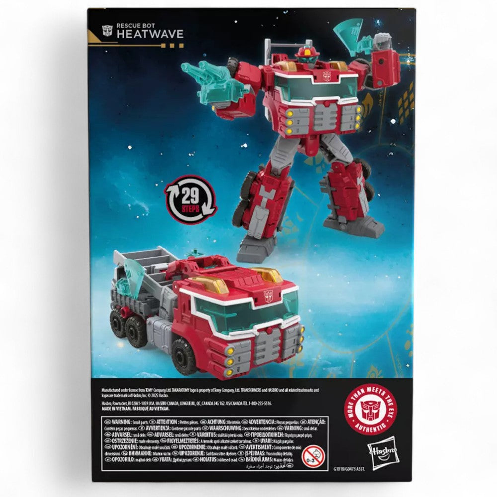 Transformers Age of the Primes Voyager Class Rescue Bot Heatwave