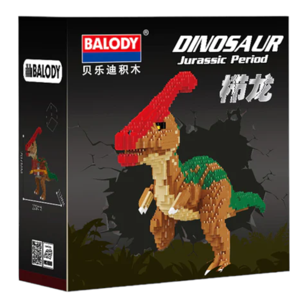 Dinosaur Jurassic Period Parasaurolophus 1238 Piezas