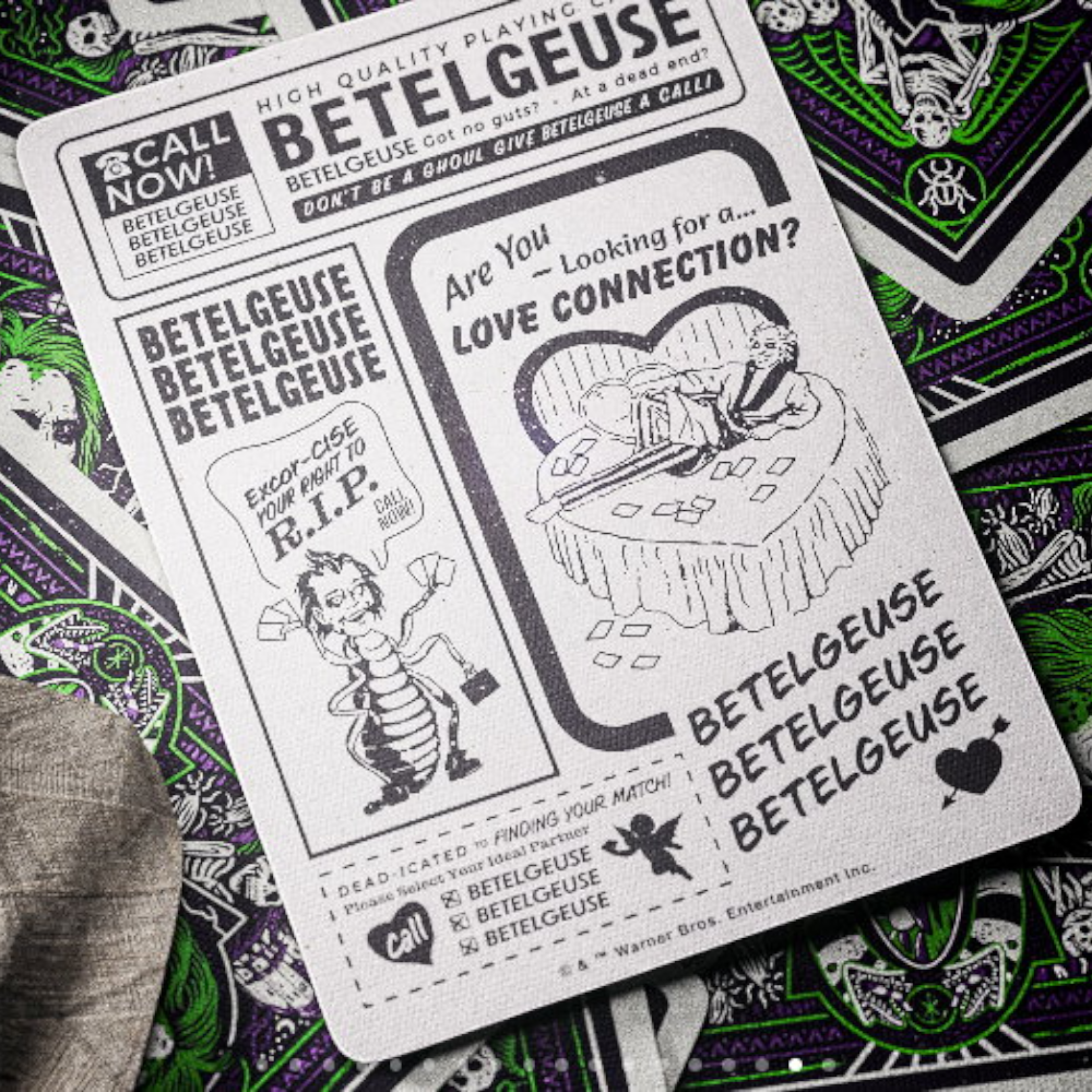 Naipes Premium - Beetlejuice