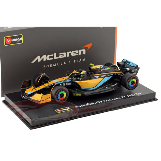 F1 McLaren MCL36 #4 Australian GP 2022 - Lando Norris c/Piloto 1/43
