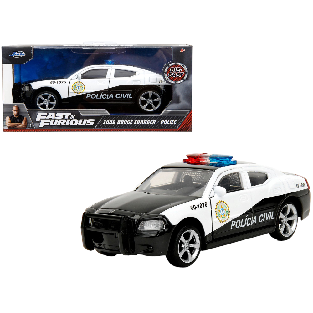 Fast & Furious - 2006 Dodge Charger "Policia Civil" 1/32