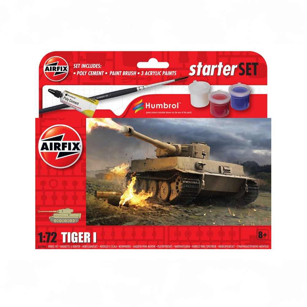 Starter Set Tiger 1 Model Kit 1/72