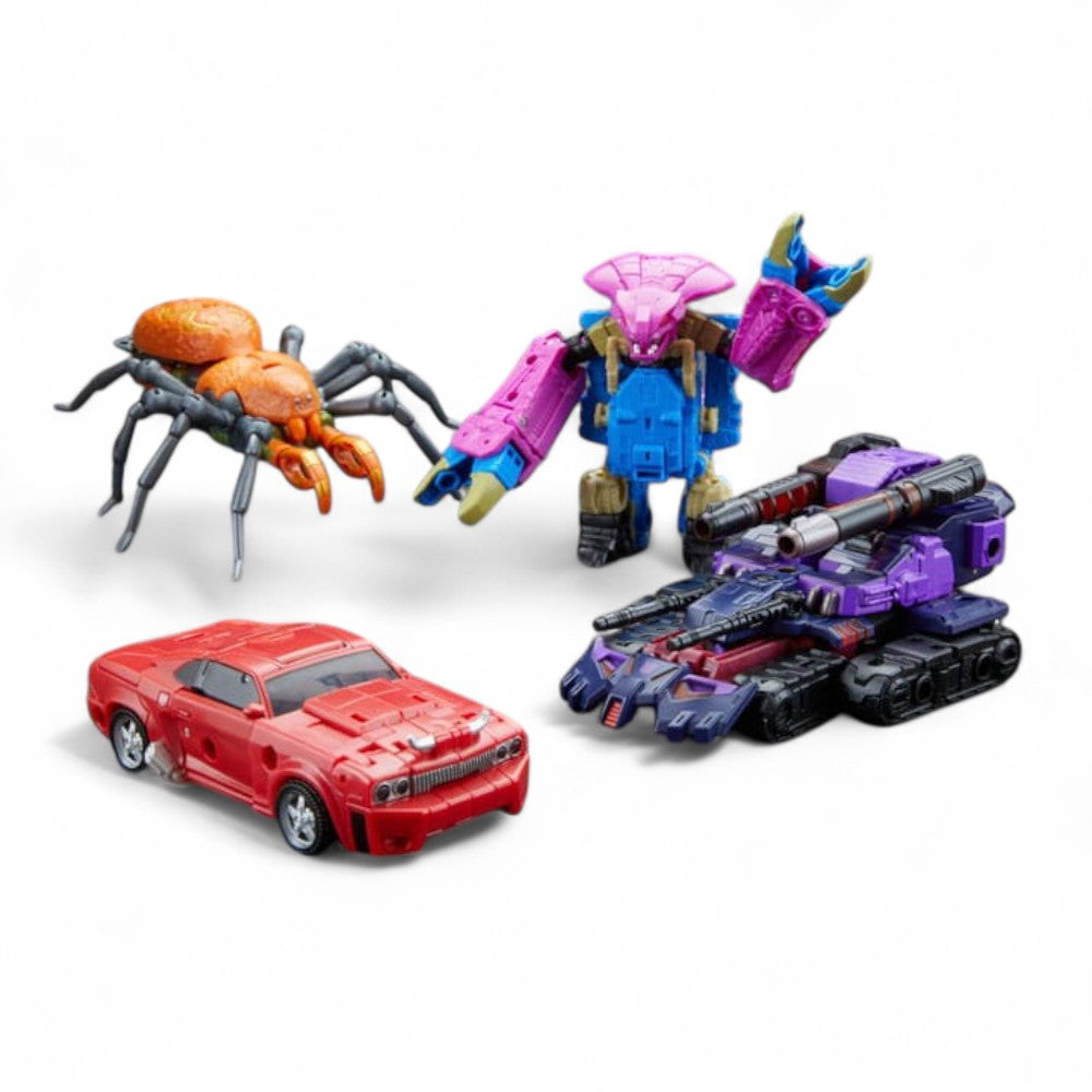 Transformers Legacy United Vs Multipack Box Set - Cliffjumper - Tarantulas - Squeezeplay - Tarn