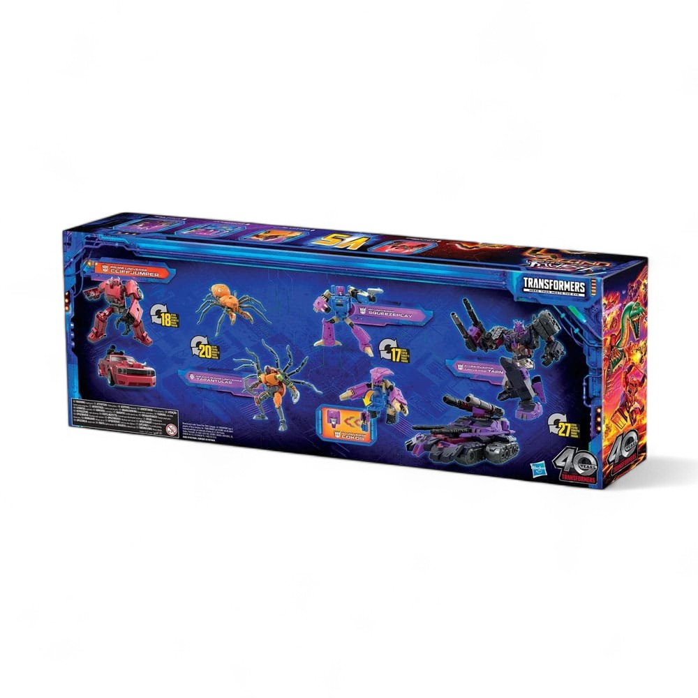 Transformers Legacy United Vs Multipack Box Set - Cliffjumper - Tarantulas - Squeezeplay - Tarn