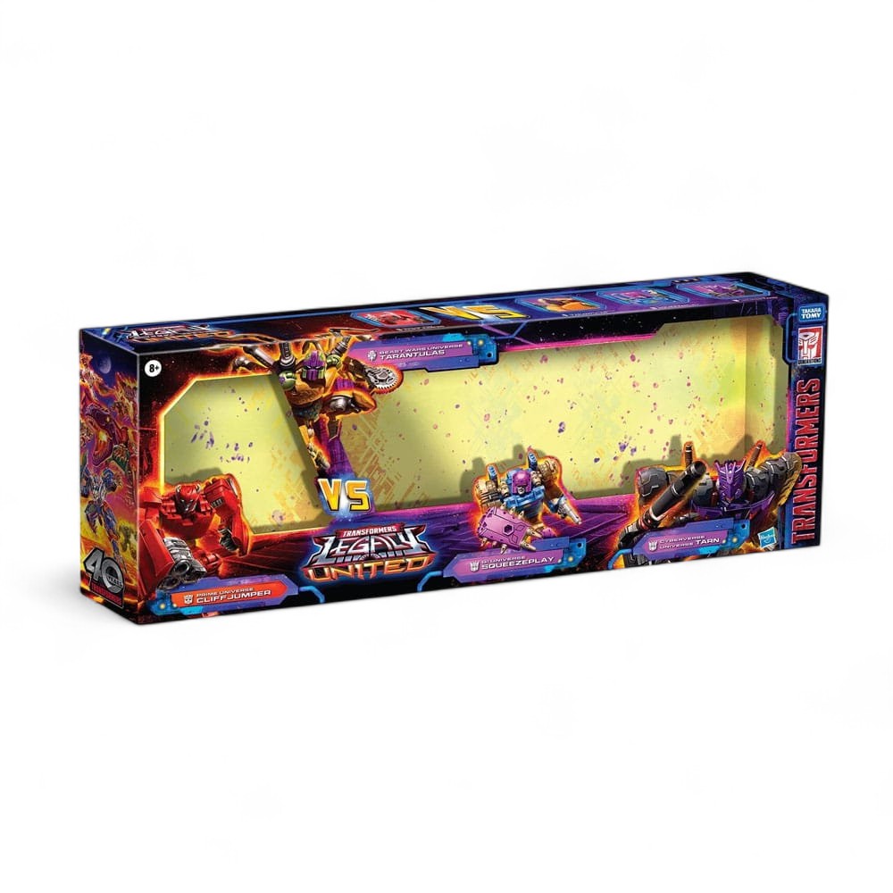 Transformers Legacy United Vs Multipack Box Set - Cliffjumper - Tarantulas - Squeezeplay - Tarn