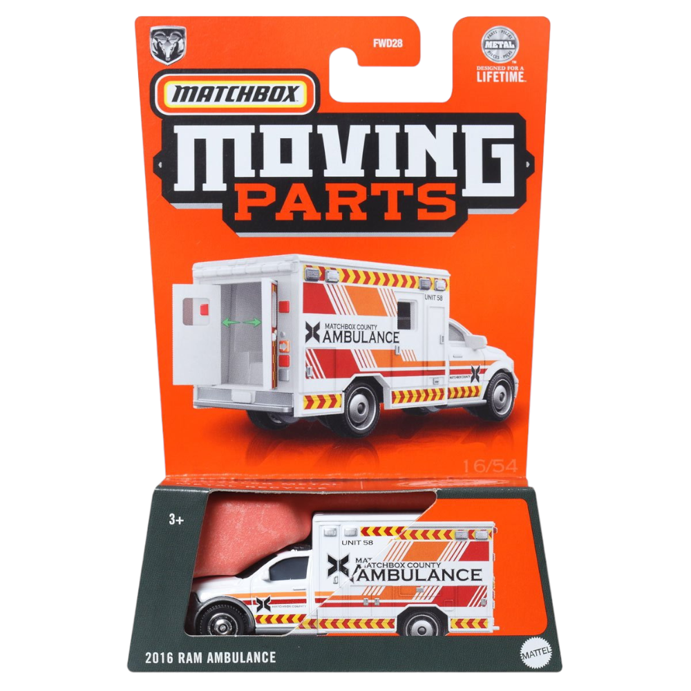 Moving Parts - 2016 Ram Ambulance 1/64