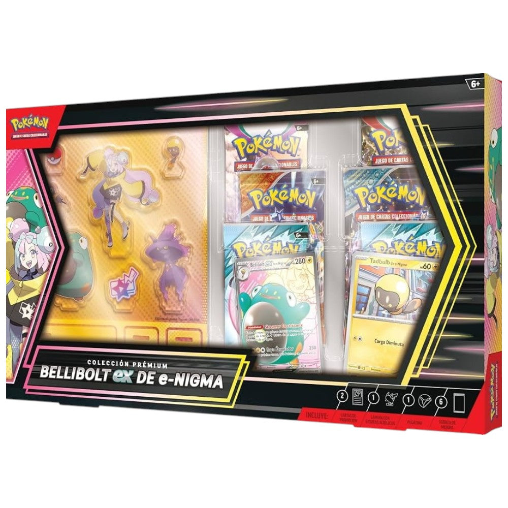 ポケモンカードBellibolt EX de e-Nigma セット　スペイン語 Pokémon TCG Bellibolt Ex de E-Nigma Colección Premium (Español) en