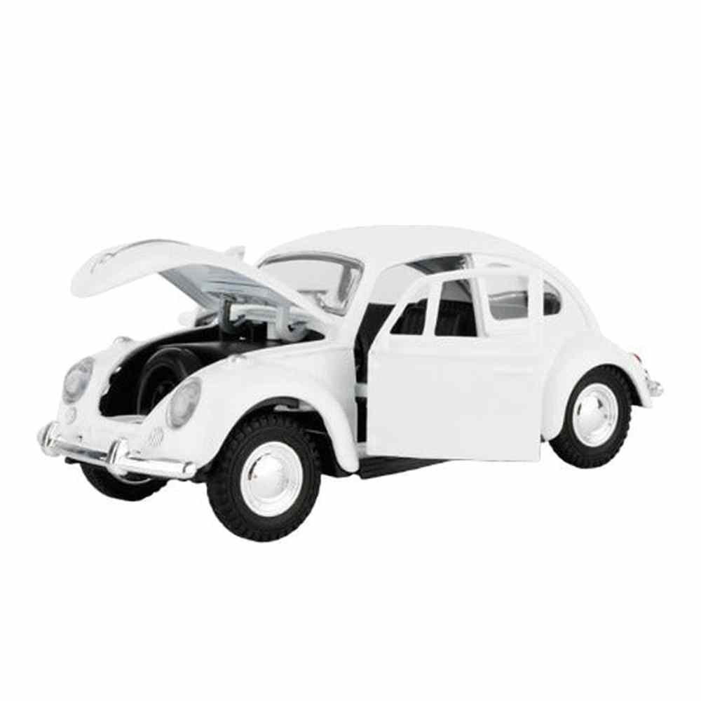 Volkswagen Escarabajo Blanco Luces y Sonido 1/30
