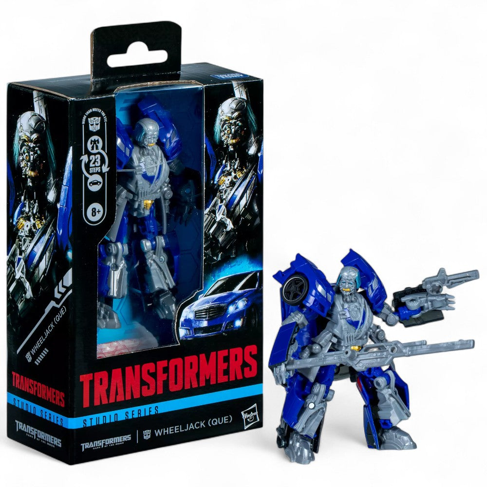 Transformers Studio Series Deluxe Class Transformers: Dark of the Moon Wheeljack Que