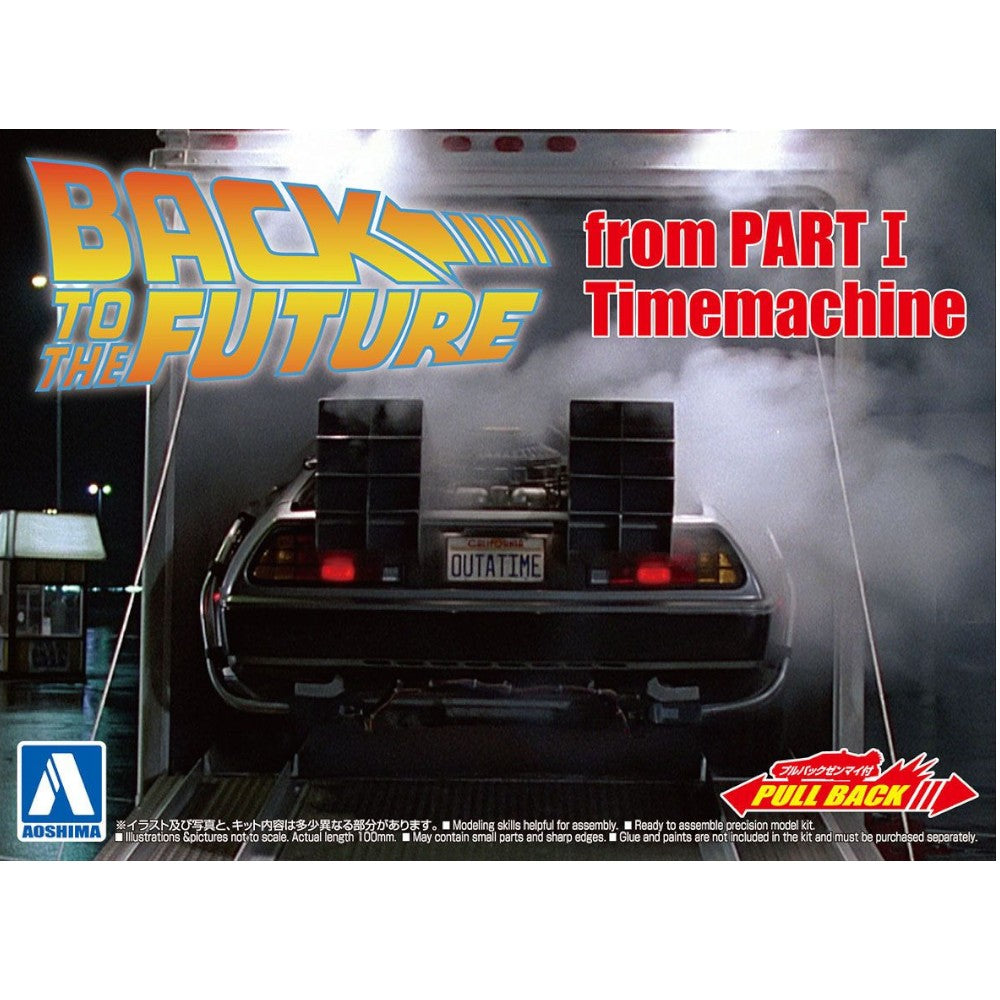 Back to the Future Part I Delorean Time Machine Part Model Kit 1/43