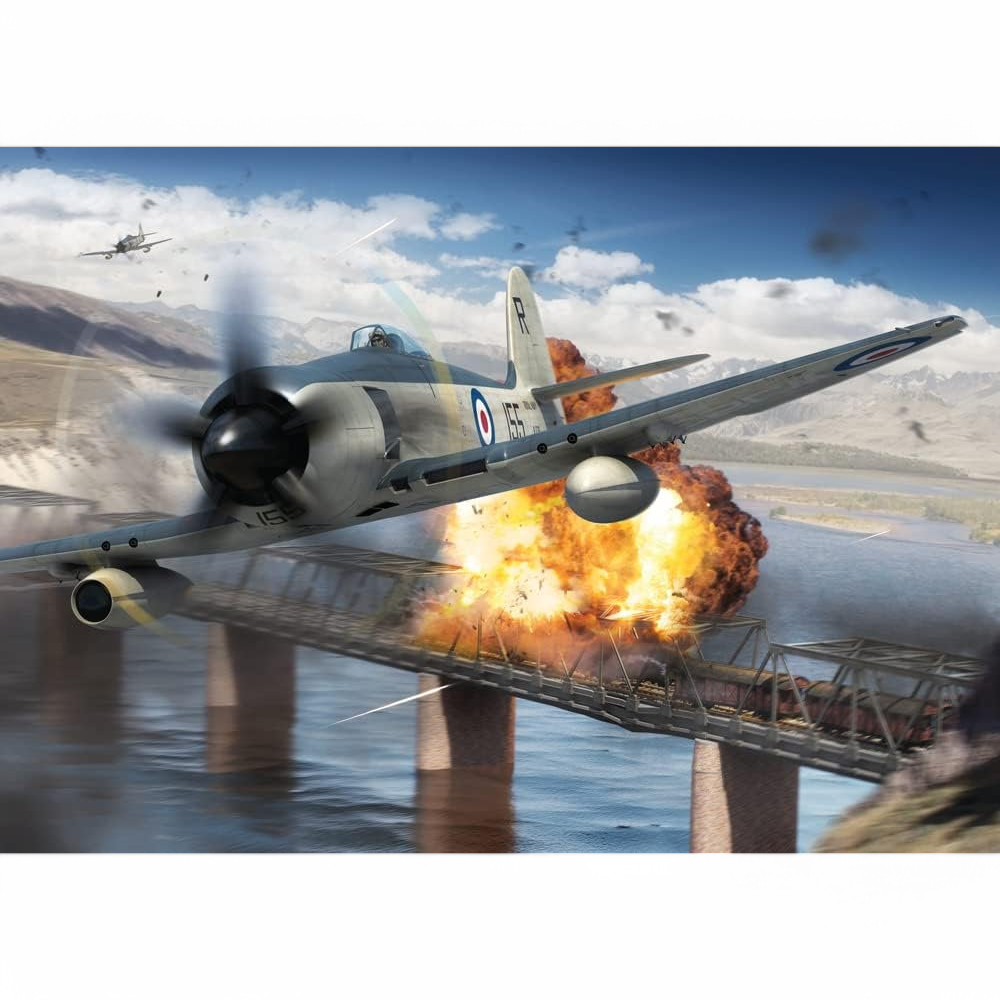 Airfix - Hawker Sea Fury Rompecabezas 1000 Piezas