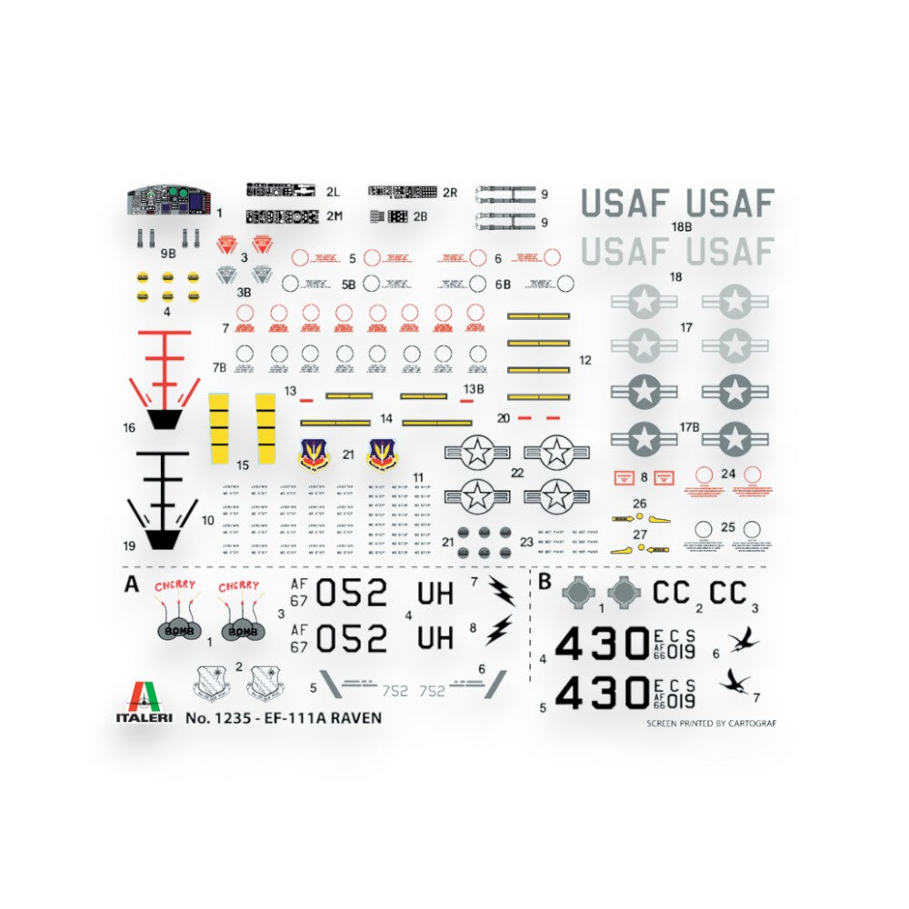 EF-111 A Raven Model Kit 1/72