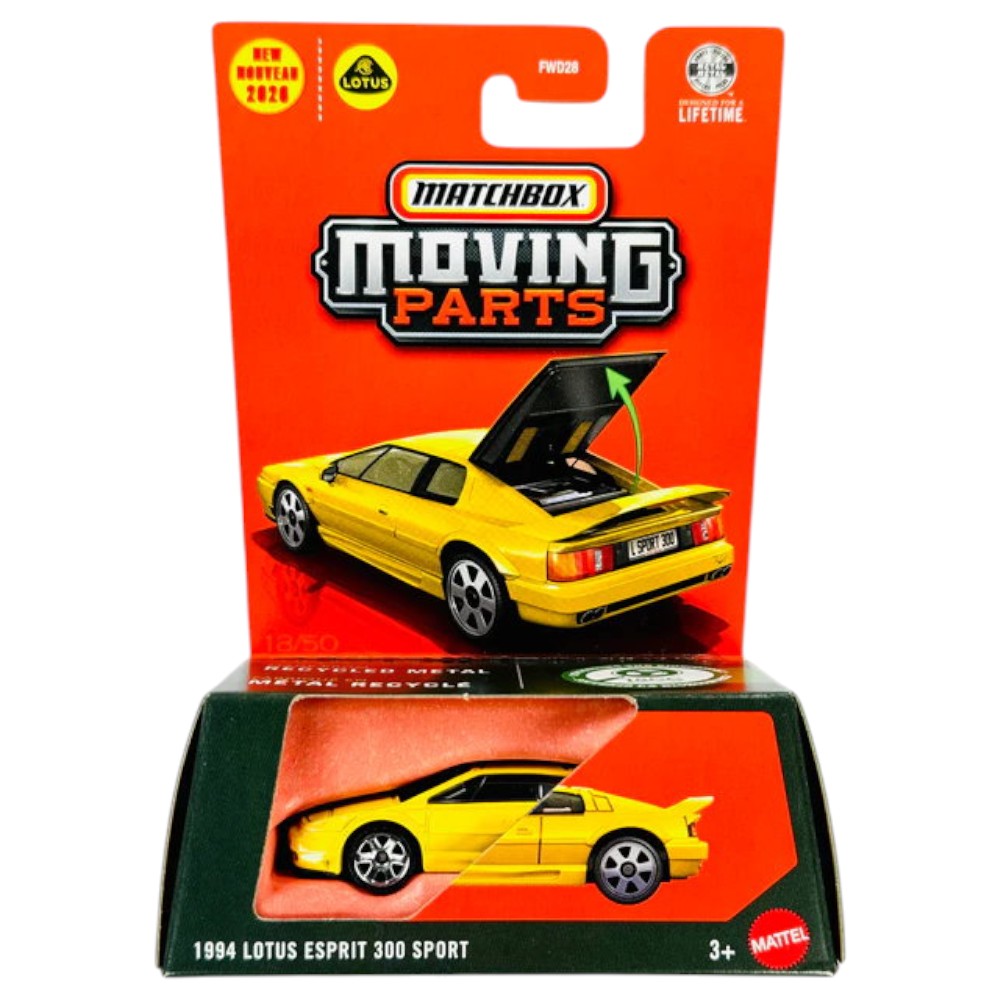 Matchbox Moving Parts 1994 Lotus Esprit 300 Sport 1/64