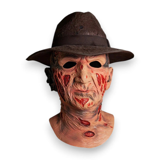 A Nightmare on Elm Street - Freddy Krueger con Sombrero Máscara Deluxe