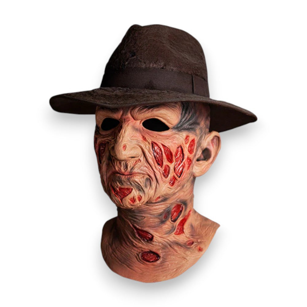 A Nightmare on Elm Street - Freddy Krueger con Sombrero Máscara Deluxe