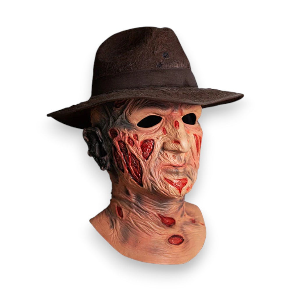 A Nightmare on Elm Street - Freddy Krueger con Sombrero Máscara Deluxe