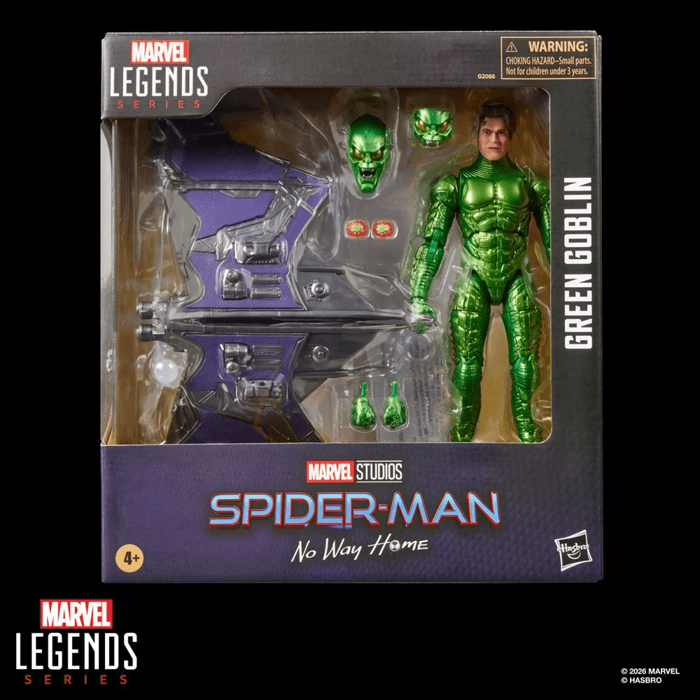 Marvel Legends Spider-Man: No Way Home Green Goblin & Glider Set