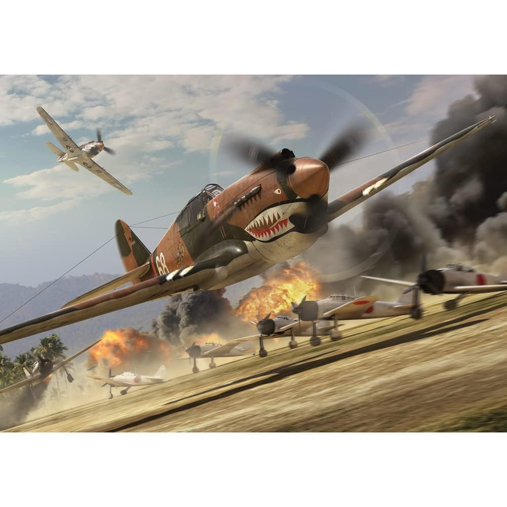 Airfix - Curtiss P-40B Warhawk Rompecabezas 1000 Piezas