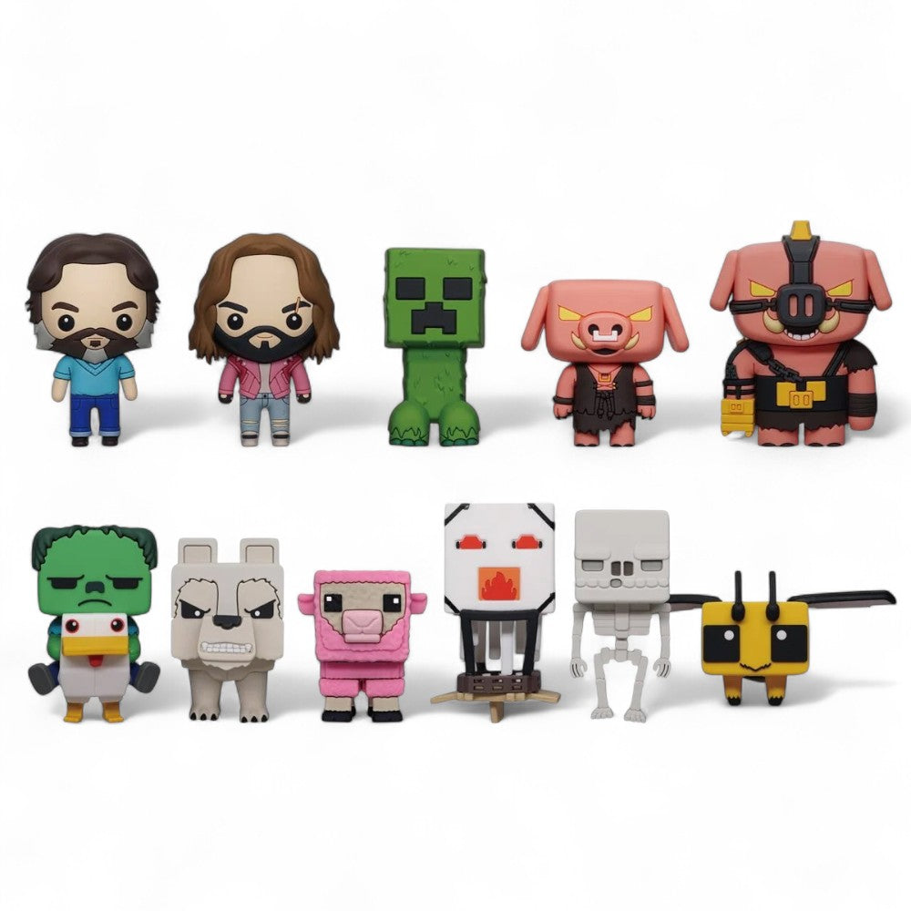 A Minecraft Movie 3D Mini Figuras Bag Clip