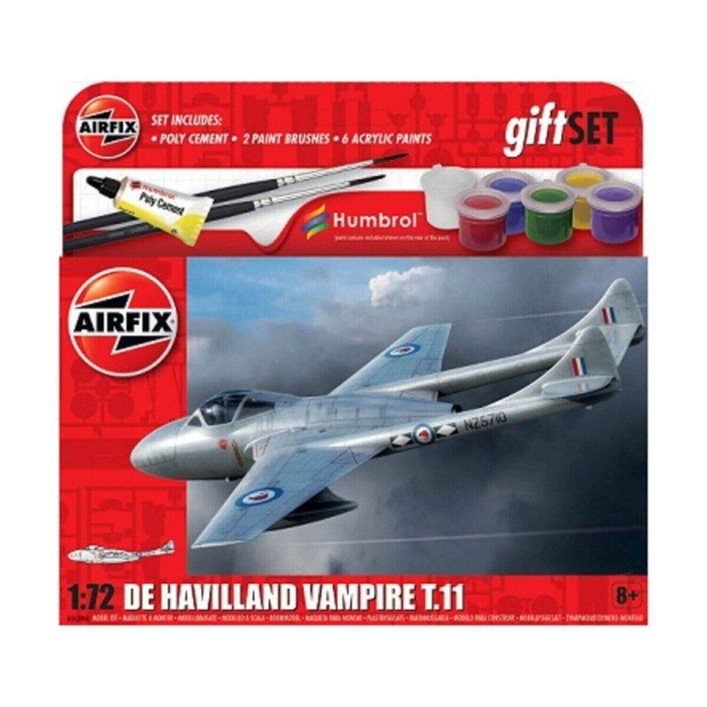 Gift Set De Havilland Vampire T.11 Model Kit 1/72