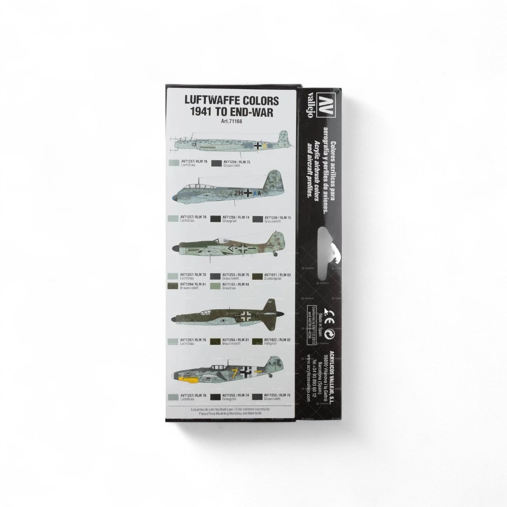 Air War Color Series - Luftwaffe Colors 1941 to End War Set 71166 8 un.